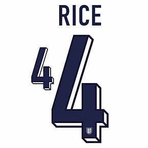 Rice 4 (Official Printing) - 24-25 England Home