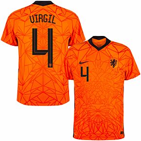 20-21 Holland Vapor Match Home Shirt + Virgil 4 (Official Printing)