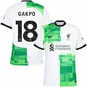 23-24 Liverpool Dri-Fit ADV Match Away Shirt + Gakpo 18 (Premier League)