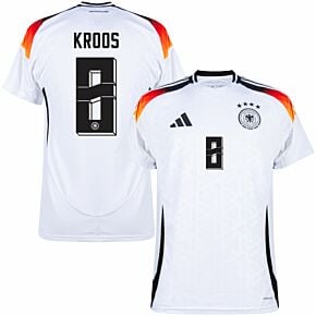 24-25 Germany Home Shirt + Kroos 8 (Official Printing)