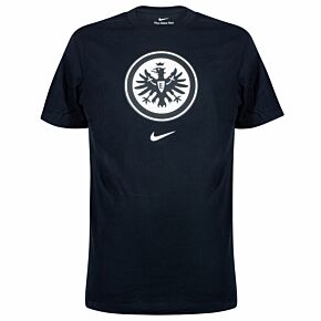 22-23 Eintracht Frankfurt Crest T-Shirt - Black