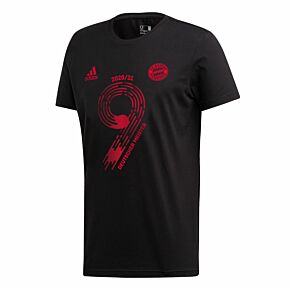 20-21 Bayern Munich Bundesliga Winners T-Shirt - Black