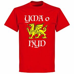 Wales Yma O Hyd T-shirt - Red