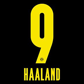 Haaland 9 (Official Printing) - 20-21 Borussia Dortmund Away
