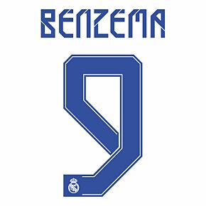 Benzema 9 (Official Printing) - 21-22 Real Madrid Home