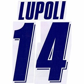 Lupoli 14 - 07-08 Fiorentina Away Official Name and Number Transfer