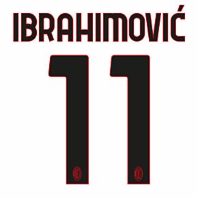 Ibrahimović 11 (Official Printing) - 22-23 AC Milan Away