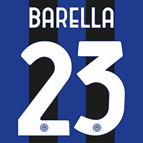 Barella 23 (Official Printing) - 23-24 Inter Milan Home