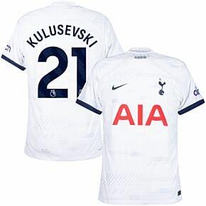 23-24 Tottenham Dri-Fit ADV Match Home Shirt + Kulusevski 21 (Premier League)