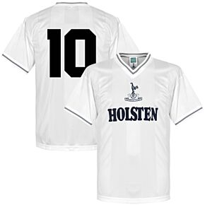 1983 Tottenham Home Retro Shirt + No. 10 (Hoddle)