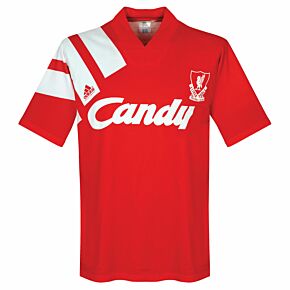 adidas Liverpool 1991-1992 Home Jersey USED Condition (Good) - Size Large