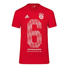 2018 adidas Bayern Munich Bundesliga Winners Tee