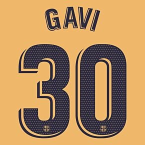 Gavi 30 (La Liga Printing) - 22-23 Barcelona Away
