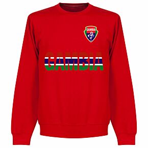 Gambia Team Sweatshirt - Red