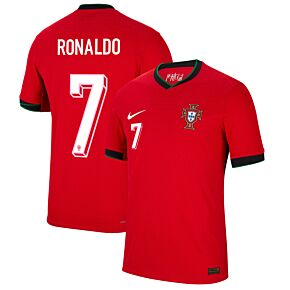 24-25 Portugal Dri-Fit ADV Match Home Shirt + Ronaldo 7 (Official Printing)