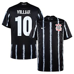21-22 Corinthians Away Shirt + Willian 10 (Official Printing)