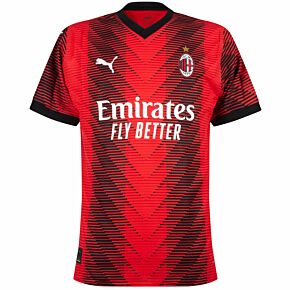 23-24 AC Milan Authentic Home Shirt