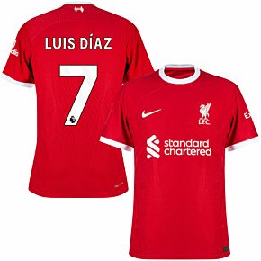 23-24 Liverpool Dri-Fit ADV Match Home Shirt + Luis Díaz 7 (Premier League)