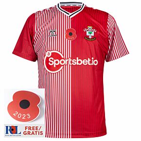 23-24 Southampton Home Shirt + British Legion Poppy