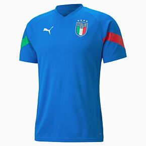22-23 Italy Player Training Shirt - Blue
