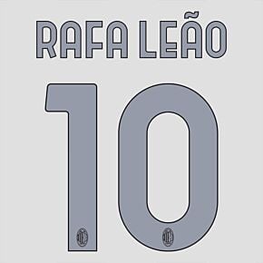 Rafa Leão 10 (Official Printing) - 23-24 AC Milan Away