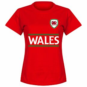Wales Team Womens Tee - Red