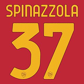 Spinazzola 37 (Official Printing) - 22-23 AS Roma Home