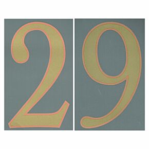 04-05 Italy Home Official Front Numbers
