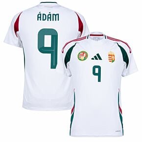 24-25 Hungary Away Shirt + Ádám 9 (Official Printing)