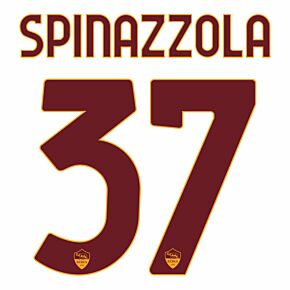 Spinazzola 37 (Official Printing) - 22-23 AS Roma Away