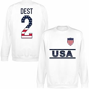 USA Team Dest 2 (Independence Day) Sweatshirt - White