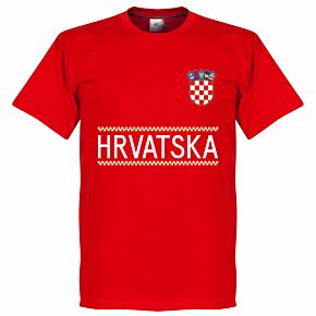 Croatia Team Tee - Red