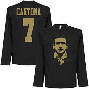 Cantona Silhouette L/S Tee - Black/Gold