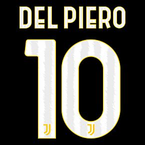 Del Piero 10 (Official Printing) - 23-24 Juventus Home
