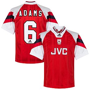 adidas Arsenal 1992-1994 Home Jersey - USED Condition (Excellent) - Adams No.6 - Size XL