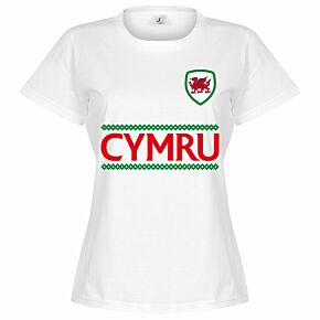 Wales Team Women's T-shirt - White