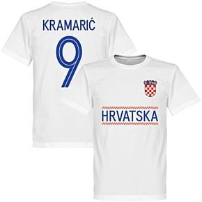 Croatia Kramaric 9 Team Tee - White