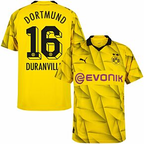 23-24 Borussia Dortmund 3rd Shirt + Duranville 16 (Official Printing)