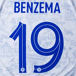 Benzema 19 (Official Printing) - 22-23 France Away