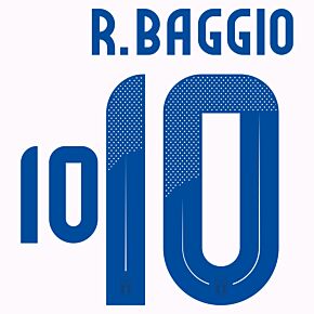 R.Baggio 10 (Official Printing) - 24-25 Italy Away