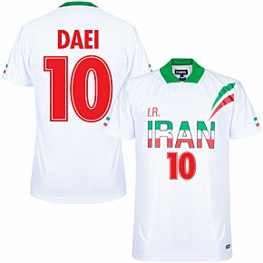 1998 Iran Retro Shirt + Daei 10 (Retro Flex Printing)