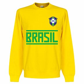 Brazil Team KIDS Sweatshirt - Yellow