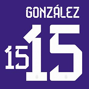 Gonzalez 15 (Official Printing) - 22-23 Argentina Away