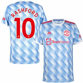 21-22 Man Utd Away Shirt + Rashford 10 (Premier League)