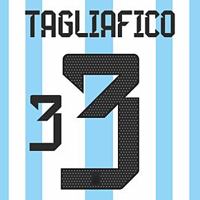 Tagliafico 3 (3 Star Official Printing) - 2023 Argentina Home