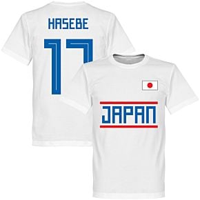 Japan Hasebe 17 Team Tee - White