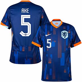 24-25 Holland Away Shirt + Ake 5 (Official Printing)
