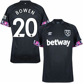 22-23 West Ham Away Shirt + Bowen 20 (Premier League)