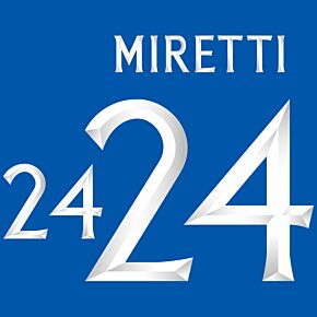 Miretti 24 (Official Printing) - 23-24 Italy Home