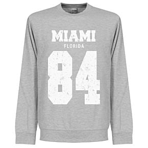 Miami ‘84 Sweatshirt - Light Grey
